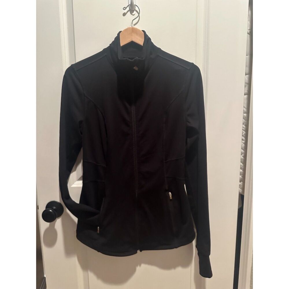 Old Navy Active Black Women's Active/Track Jacket Size M - Picture 3 of 8